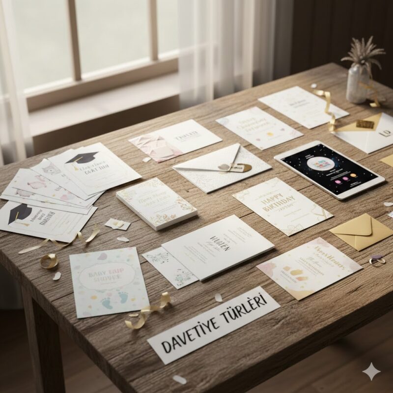davetiye türleri