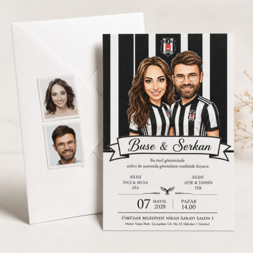 Taraftar Karikatür Beşiktaş Davetiye