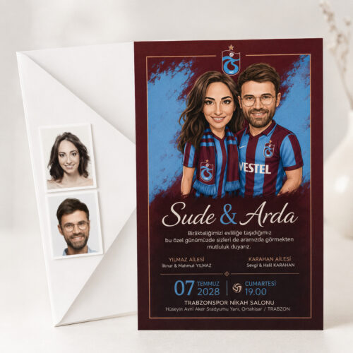 Taraftar Karikatür Trabzonspor Davetiye